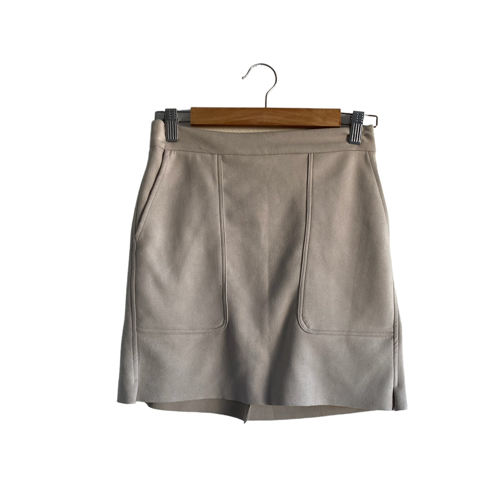 William B Faux Suede Skirt